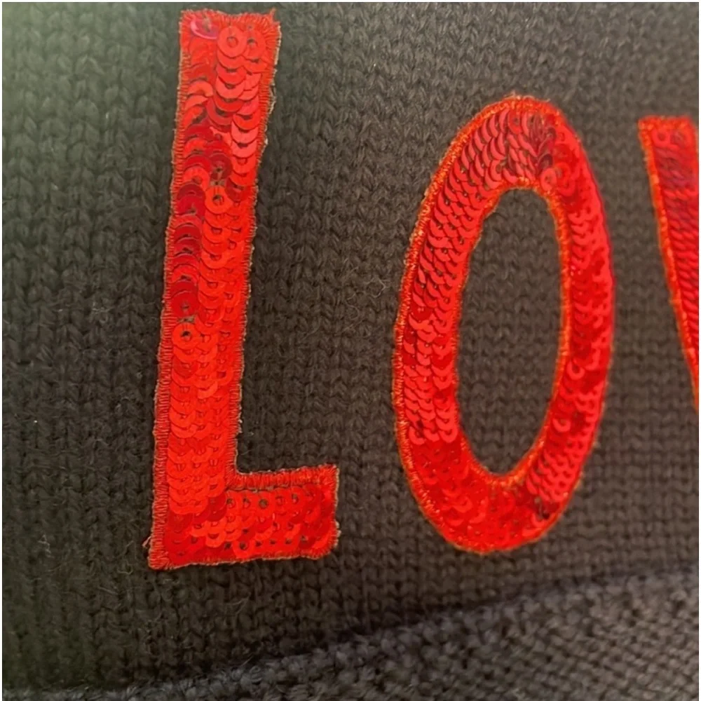 NWT Gucci LOVED Navy Blue Beanie Hat - Picture 3 of 11